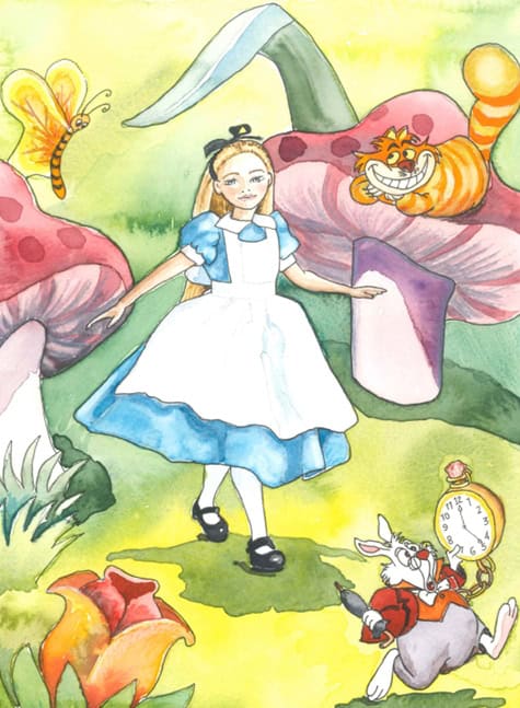 Alice in Wonderland and Through the Looking Glass